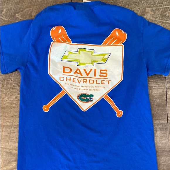 Gildan Florida Gators Blue Orange White Graphic Short Sleeve Graphic Tee NCAA - Picture 4 of 4